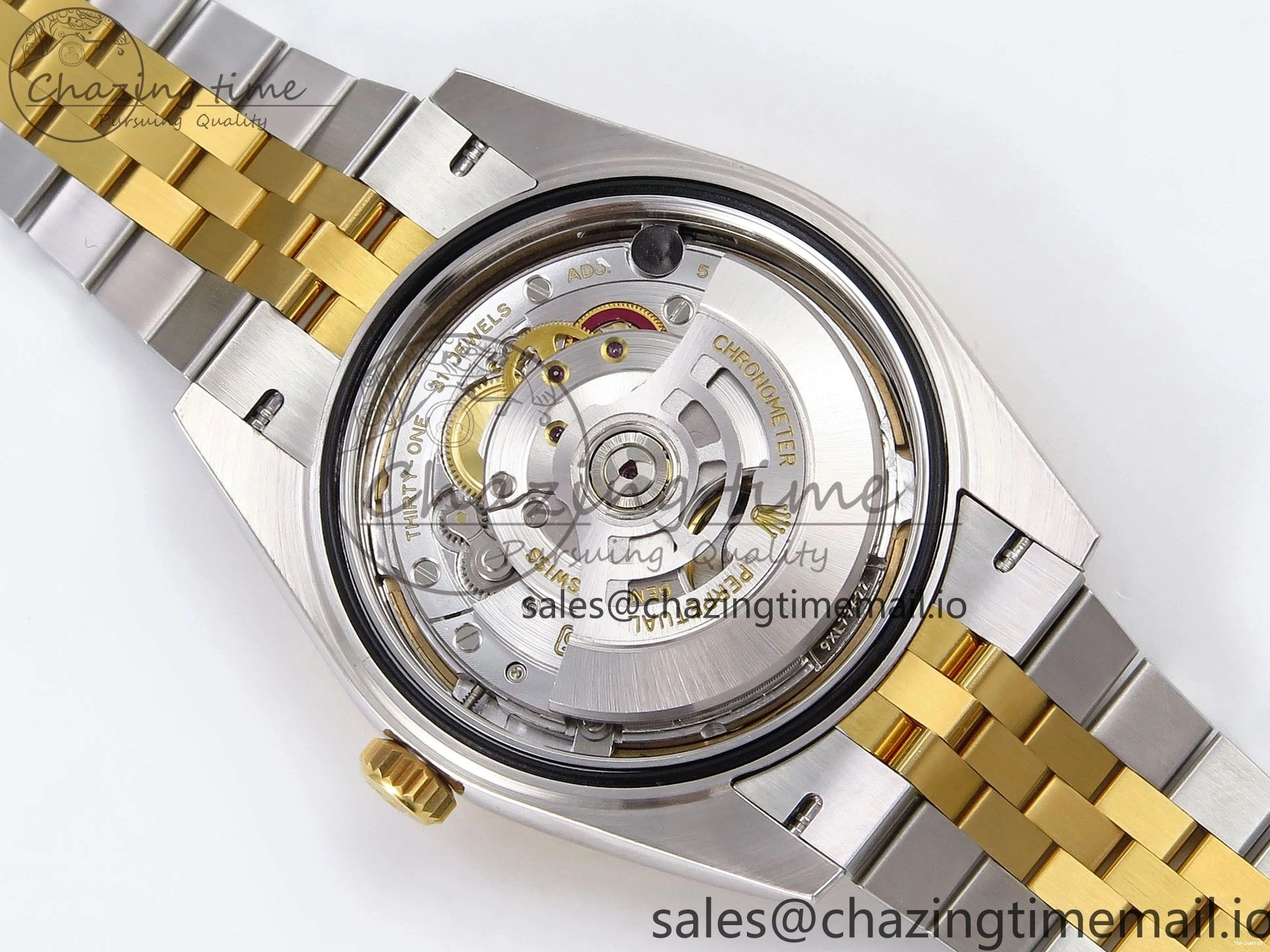904L Edition SS on SH3235 (Gain Best Dial ARF YG 1:1 Diamonds Bracelet Weight) YG Steel DateJust 41 Jubilee 0516